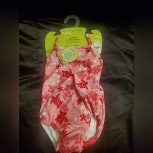 Baby Girl Swimsuit w/ Built in Swim Diaper